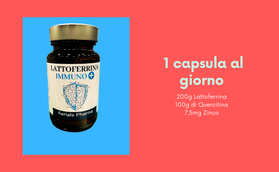 Lattoferrina immuno+ 30 capsule veg