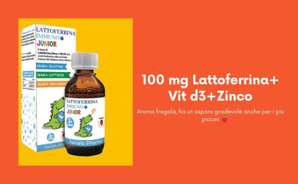 Lattoferrina Immuno+ Junior sciroppo