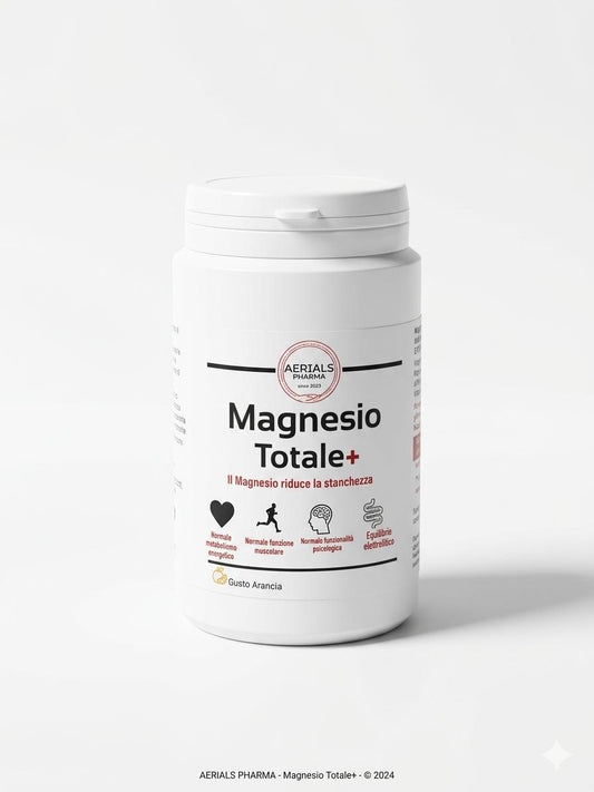 Magnesio Totale+ 4 fonti di Magnesio+ Inulina in polvere 150gr