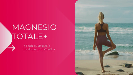 Magnesio Totale+ 4 fonti di Magnesio+ Inulina in polvere 150gr